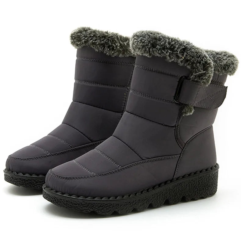 Women's Boots 2025 Trend Winter Shoes For Woman Winter Boots Ankle Low Heels Botas Mujer Waterproof Snow Boots With Fur Shoes - Buy online at  Vibe In Cart.