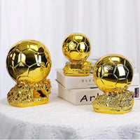 Golden Ball Football Cup Office Decoration with Electroplated Technology Football Cup Resin Gift and Birthday Gift Artefact - Buy online at  Vibe In Cart.