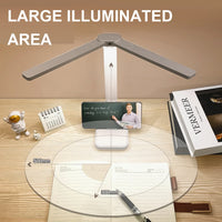 LED Desk Lamp 3 Levels Dimmable Touch Night Light USB Rechargeable Eye Protection Foldable Table Lamp For Bedroom Bedside Desk - Buy online at  Vibe In Cart.