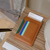 Waterproof PU Passport Cover with Multi-Slots, Large Capacity, 14.2cm