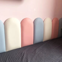 1PC 40x20cm Nordic Style Headboard Bedroom Head Board Stickers Room Anti-collision Wall Panels Home Decoration - Buy online at  Vibe In Cart.