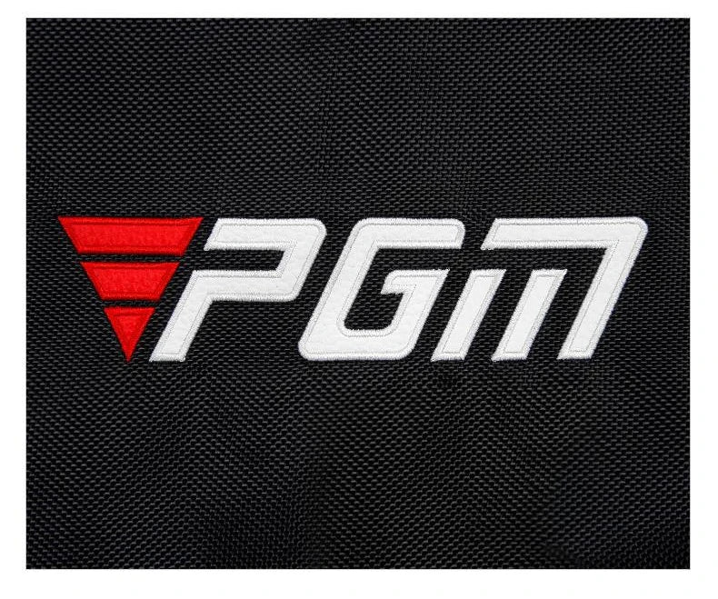 Hard Shell Nylon Golf Bag, Black, 38x34x134cm