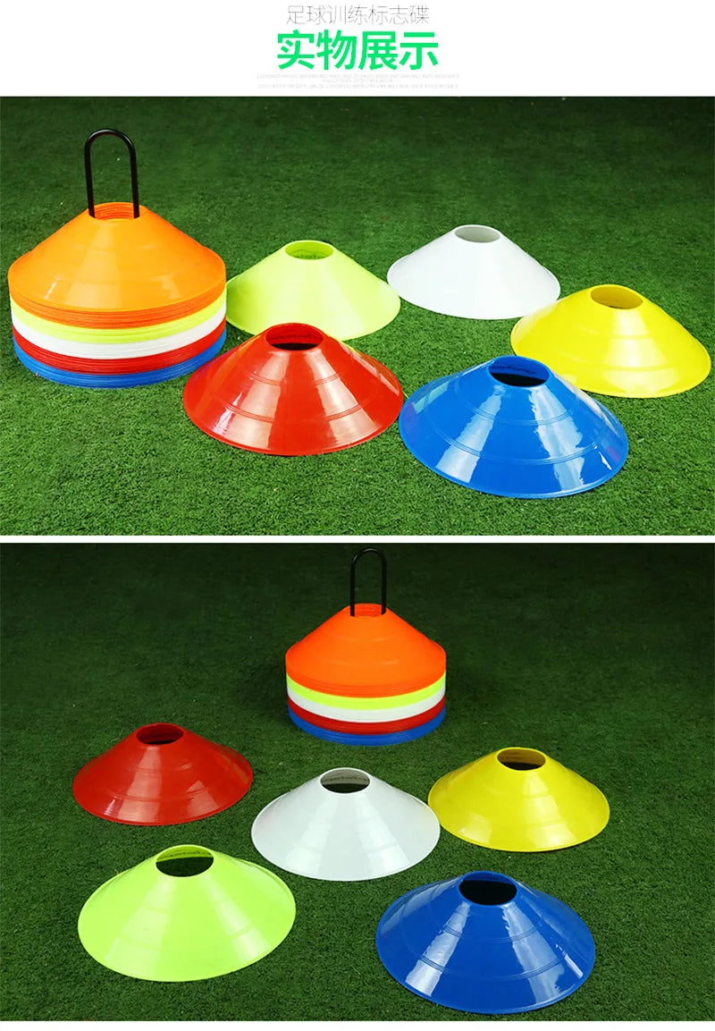 Soccer Cones Set Football Training Equipment for Kid Pro Disc Cones Agility Exercise Obstacles Avoiding Sports Accessories - Buy online at  Vibe In Cart.