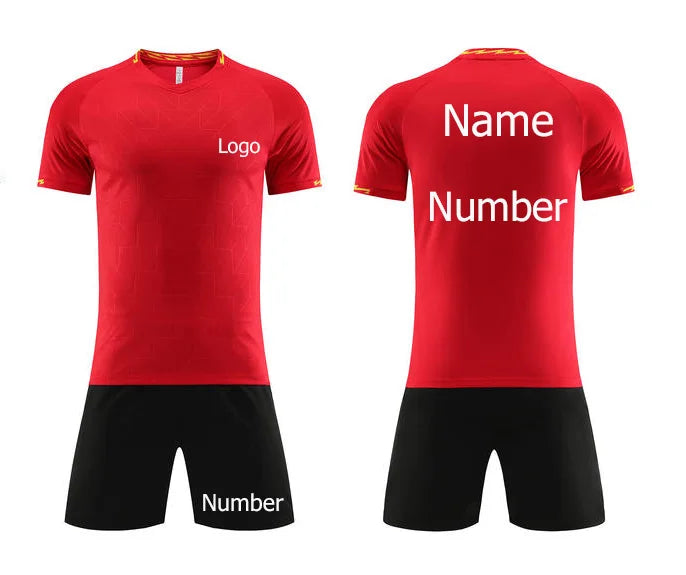 Adult Kids Football Jersey Men Customize Soccer Uniform Kit Sports Clothes Women Futsal Sportswear Child Training Tracksuit Suit - Buy online at  Vibe In Cart.