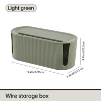 Rectangle Wire and Cable Storage Organizer Box for Earphone and Electric Wires