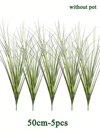 Artificial Reed Grass Large Fake Onion Grass Plants Tropical Green Plants Leaves Bouquet PVC Grass For Wedding Garden Offic - Buy online at  Vibe In Cart.