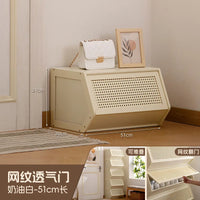 Multi-Layer Shoe Cabinet with Door for Dust-Proof Storage