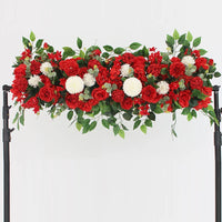 100cm Luxury White Rose Artificial Flower Row Wedding Table Centerpiece Flowers Backdrop Wall Arches Decor Party Stage Floral - Buy online at  Vibe In Cart.
