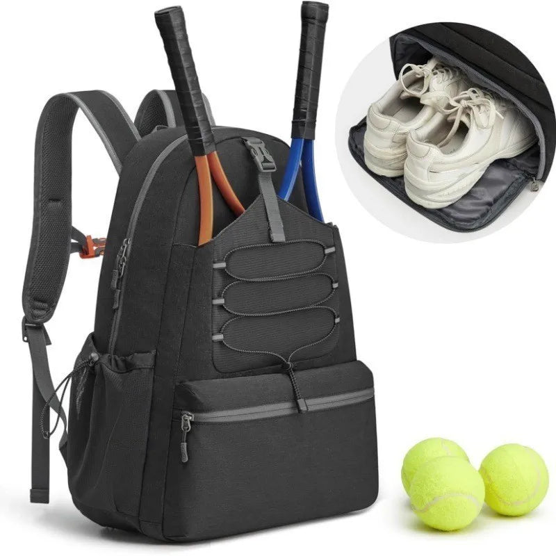 Men Women Tennis Backpack Portable 2R Tennis Squash Racquets Bag Shoes Compartment Badminton Pickleball Paddles Travel Sport Bag - Buy online at  Vibe In Cart.