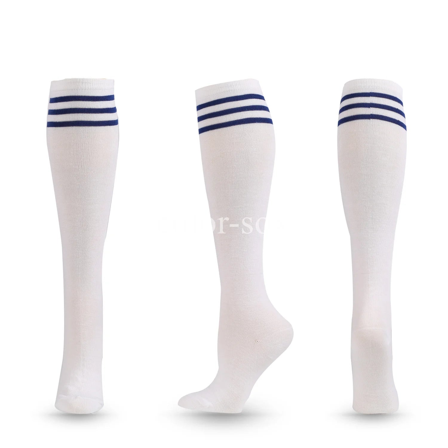 Non-Slip Knee-High Compression Socks for Sports Activities