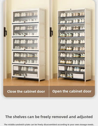 Simple shoe cabinet, household door storage artifact, space-saving indoor good-looking multi-layer dustproof large-capacity - Buy online at  Vibe In Cart.