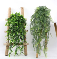 80cm Persian fern Leaves Vines Home Room Decor Hanging Artificial Plant Plastic Leaf Grass Wedding Party Wall Balcony Decoration - Buy online at  Vibe In Cart.
