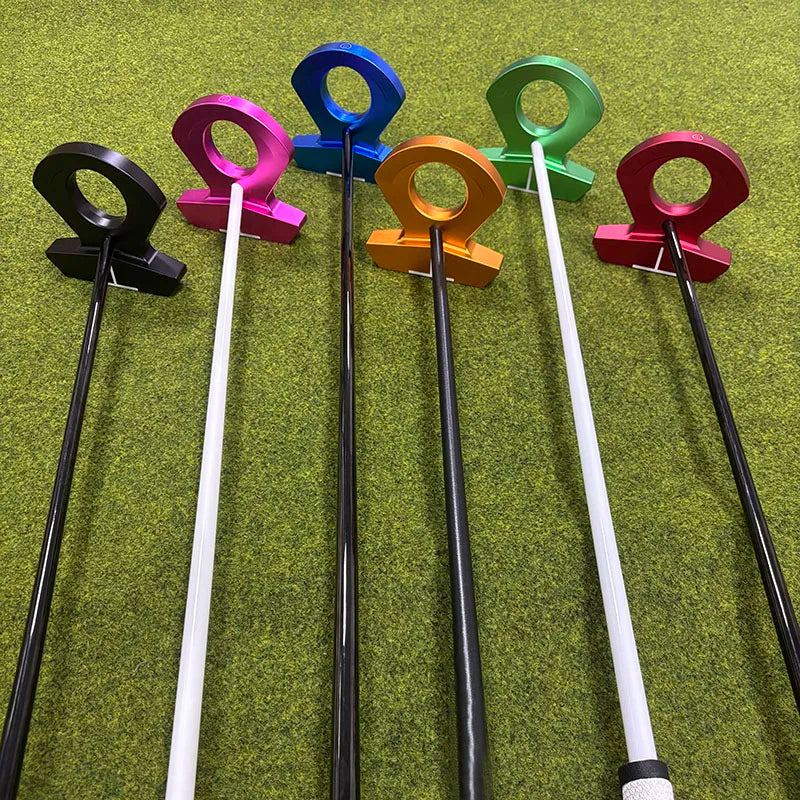 Right-Handed Golf Putter with Steel Shaft, 33-36 Inches, Black White