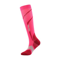 Men's Compression Crew Sports Socks with Nylon Blend