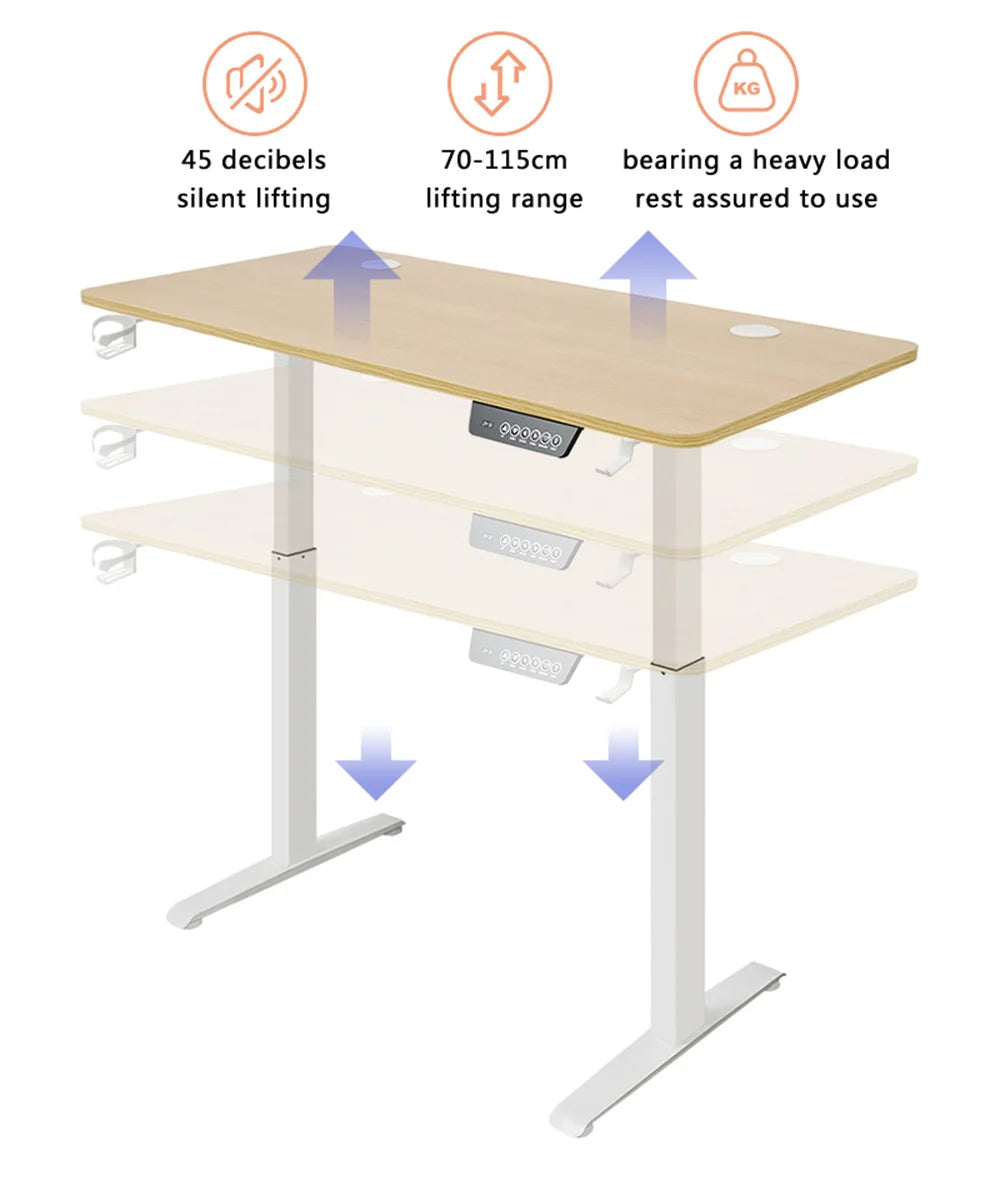 Height Adjustable Desk Standing Computer Desk Intelligent Electric Lifting Table Standing Desk Sit Desk Home Office - Buy online at  Vibe In Cart.