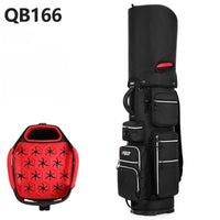 Travel Golf Bag with Fixed Club Holder, Nylon Material
