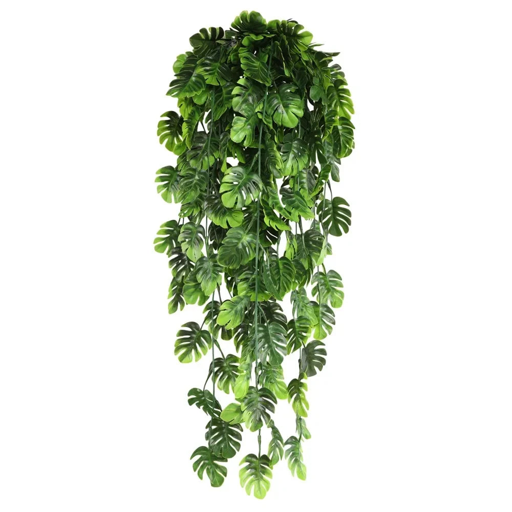 80cm Artificial Plastic Fern Vines Hanging Plant Decoration