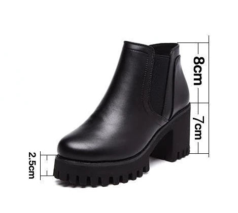 New in Women Boots Comfortable and Elegant Genuine Leather Hot Fur Shoes Woman Winter 2025 Chelsea Autumn Black Fashion Booties - Buy online at  Vibe In Cart.