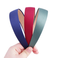 1/2pcs Plain 3CM Wide Satin Headband Girls Fabric Covered Resin Hairbands Plastic Hair Hoop Kids Elastic Bands Hair Accessories - Buy online at  Vibe In Cart.