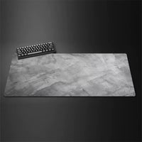 XXL Gray Rubber Mouse Pad With Stitched Edges For Gaming