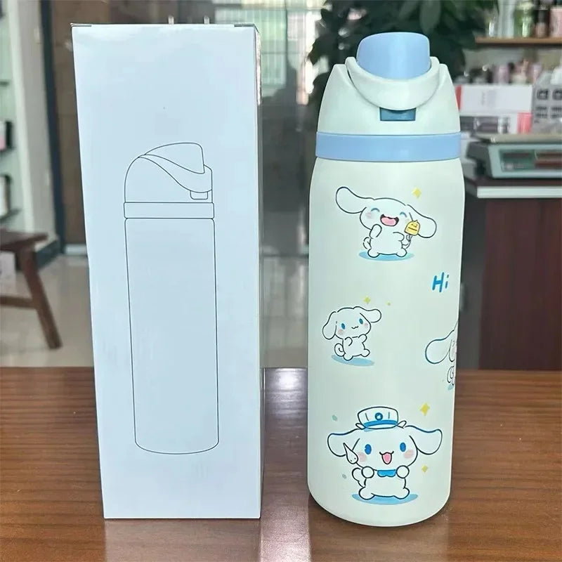 500ml Stainless Steel Thermal Insulated Flask for Kids with Leak Proof Design