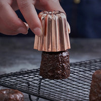 6pcs French Reve Cake Mold Non-stick Aluminum Canele Mousse Muffin Pudding Mold for Home DIY Canele Baking Creative Bakeware - Buy online at  Vibe In Cart.