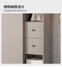 Solid Wood Sliding Door Wardrobe for Adult Bedroom Use