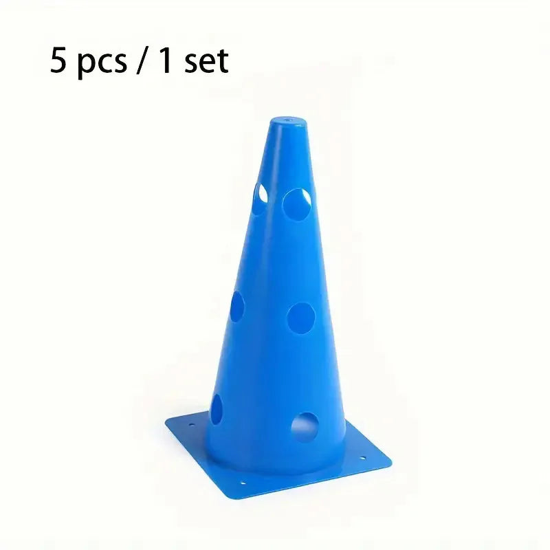 5pcs 32CM Perforated Sign Barrels Obstacles Road Cones Barricades Soccer Basketball Training Equipment - Buy online at  Vibe In Cart.