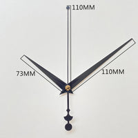 Silent Quartz Battery Operated Clock Movement with Hands