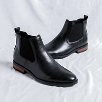 Genuine Leather Classic Men High Top Chelsea Ankle Boots High Quality Mens Casual Dress Business Shoes Comfy OutdoorBasic Boots - Buy online at  Vibe In Cart.