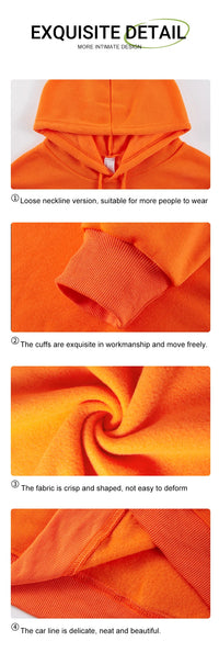 Autumn Man's Hoodie Solid Color Tops Fashion Casual Streetwear Simple Basic Hoody Personality Loose Clothing Sport Outwear - Buy online at  Vibe In Cart.