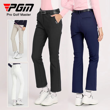 PGM Autumn Winter Women Golf Pants Thick Keep Warm Long Pant Flared Slim Golf Ball Pants Windproof Tennis Sweatpant Clothing - Buy online at  Vibe In Cart.
