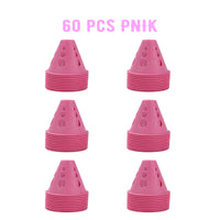 Colorful Windproof PVC Marker Cones for Soccer Training, 20/40/60 Pack