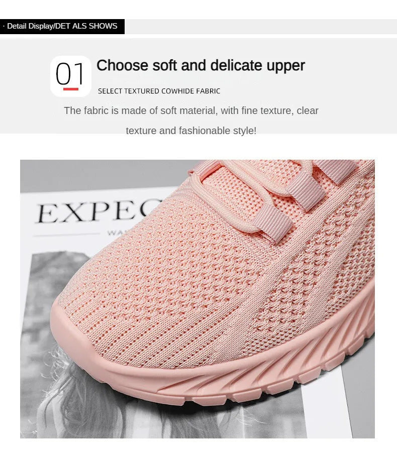 Women's Shoes Summer 2025 Casual Sneakers Breathable Mesh Lightweight Affordable Free Shipping - Buy online at  Vibe In Cart.