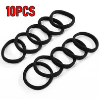 Set of 200 Nylon Elastic Hair Bands for Women in Solid Colors