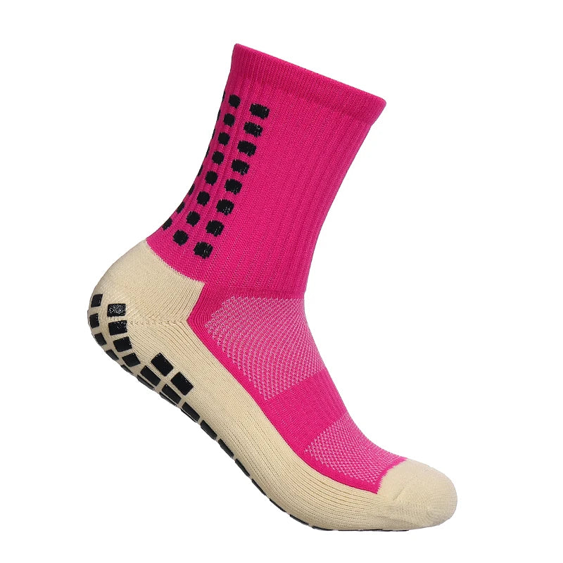 MagiMobo Grip Football Socks Glue Dispenser Men Mid Calf Socks Non Slip Running Sports Socks - Buy online at  Vibe In Cart.