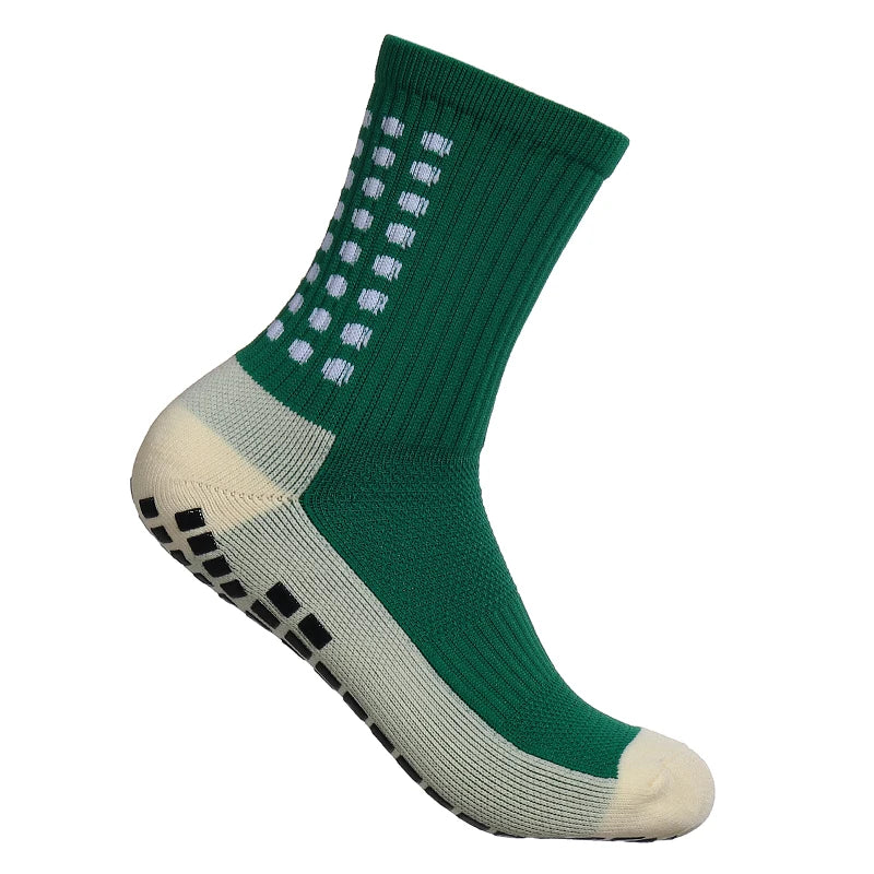 MagiMobo Grip Football Socks Glue Dispenser Men Mid Calf Socks Non Slip Running Sports Socks - Buy online at  Vibe In Cart.