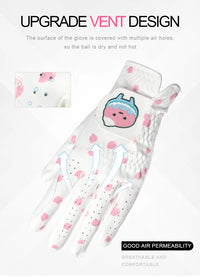 Korean and Japanese Golf Gloves Cartoon Tree Leaf Women's Microfiber Wear Resistant Sports Golf Gloves Non-slip and Breathable - Buy online at  Vibe In Cart.