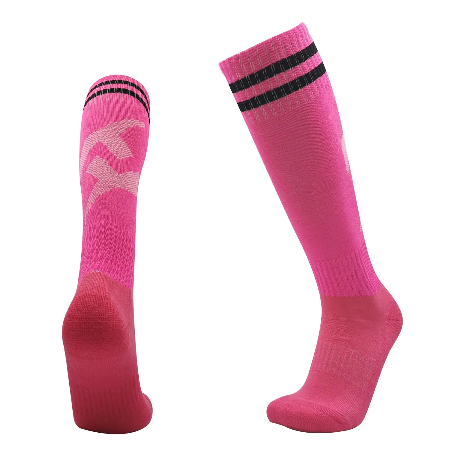 Kids Long Tube Knee Cotton Socks for Football and Running