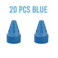 Colorful Windproof PVC Marker Cones for Soccer Training, 20/40/60 Pack