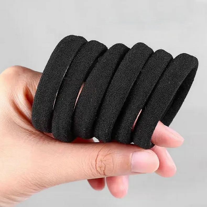 200PCS/Set Women Girls Basic Hair Bands Simple Solid Colors Elastic Headband Hair Ropes Ties Hair Accessories Ponytail Holder - Buy online at  Vibe In Cart.
