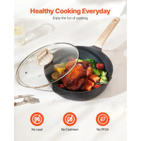 19 Piece Pots and Pans Set Granite Nonstick Cookware Set Induction Cookwares Kitchen RV Cooking Sets with Frying Sauce Saute Te - Buy online at  Vibe In Cart.