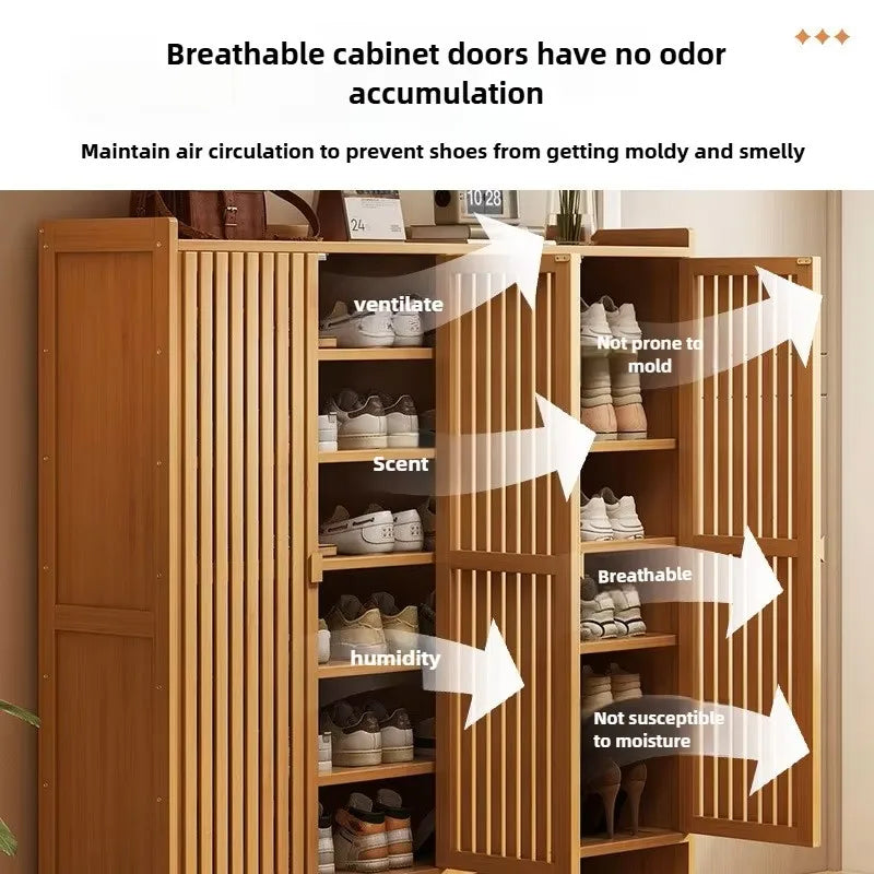 Shoe cabinet for home use, doorstep storage cabinet, wall facing hallway, indoor entrance, rental room, multi-layer shoe rack - Buy online at  Vibe In Cart.