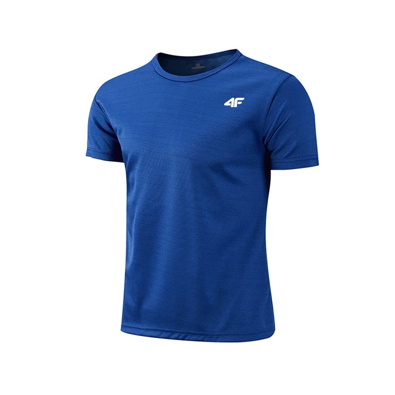 Men's Summer Exercise Trainning T-shirt High Quality Breathable Quick Dry Short Sleeved Top Marathon Gym Fitness Basketball Tees - Buy online at  Vibe In Cart.