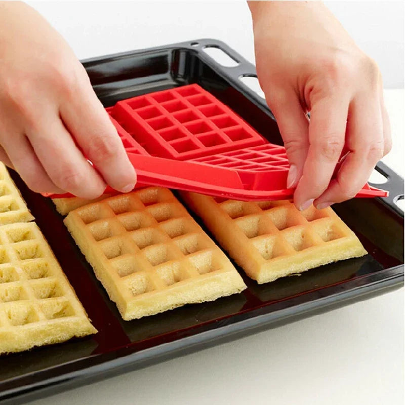 Food Grade Silicone Waffle Mold DIY Cake Mould Non-stick Silicone Baking Mold Set Kitchen Bakeware Waffle Maker - Buy online at  Vibe In Cart.