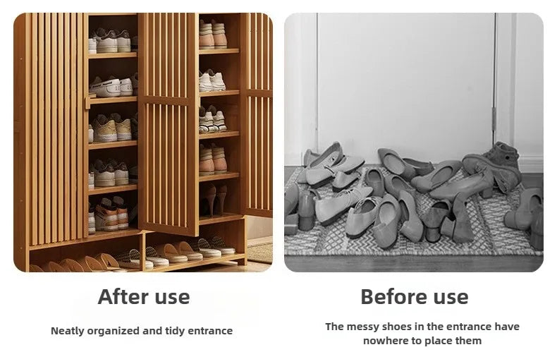 Shoe cabinet for home use, doorstep storage cabinet, wall facing hallway, indoor entrance, rental room, multi-layer shoe rack - Buy online at  Vibe In Cart.