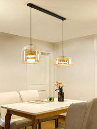 Assembly Required Dimmable Cord Pendant Lights for Living Room
