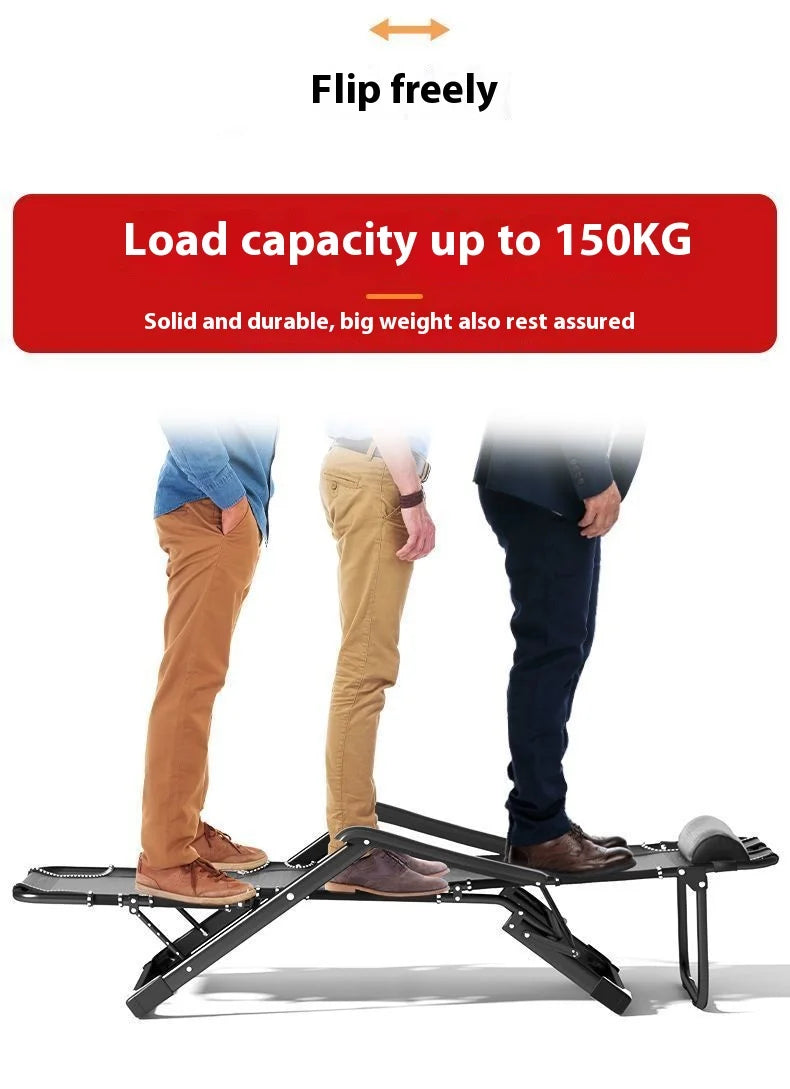 GIANXI Outdoor Recliner With Cotton Padded Lawn Outdoor Lounge Gravity Camp Folding Recliner With Phone Stand Terrace Chairs - Buy online at  Vibe In Cart.