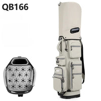 Travel Golf Bag with Fixed Club Holder, Nylon Material