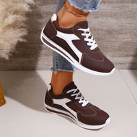2025 Spring New Women Sneakers Comfortable Outdoor Fashion Versatile Flat Casual Sneakers Lace Up Women Sports Shoes Plus Size - Buy online at  Vibe In Cart.